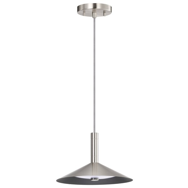 Nuvo Corrine, 10 Inch LED Pendant, Brushed Nickel, 3K/4K/5K CCT Selectable 62/2081 - main